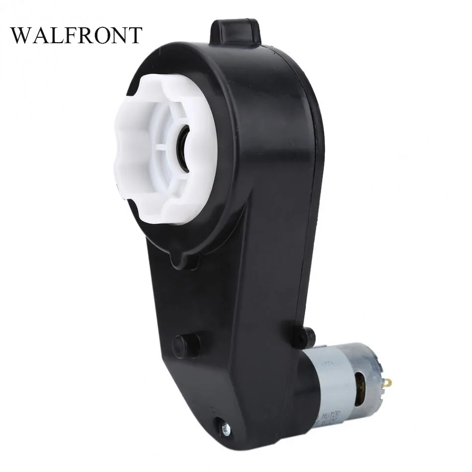 

WALFRONT 12000RPM Electric Motor Gear Box Low Noise Kid Toy Car Gearbox Children Electric Motorcycle Gearbox Speed Control Tools