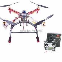 F450 FPV RC Дрон Квадрокоптер комплект+ FS T6+ APM 2,6/MWC+ двигатель+ 30A simonk ESC+ пропеллер+ шасси F450 Мультикоптер