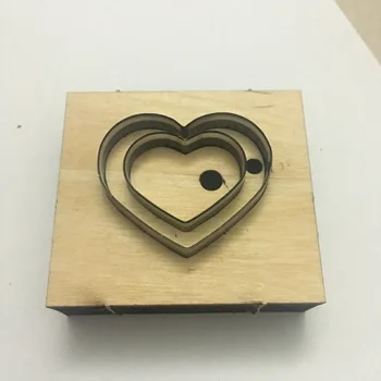 

Japan Steel Blade Rule Die Cut Steel Punch Concentric heart-shaped Cutting Mold Wood Dies for Leather Cutter for Leather Crafts
