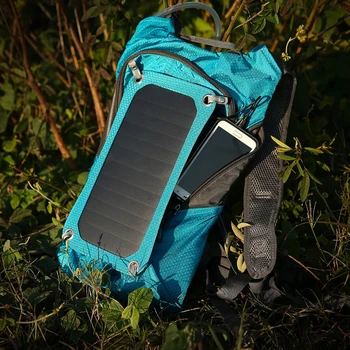 

Outdoor Camping 6.5W Solar Panel Backpack Hiking Back Pack 15L Bag Waterproof with Water Bag & USB Output Charger Backpack Bag