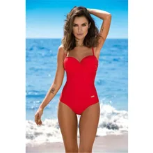 Новинка, слитные купальники для женщин, одноцветные, черные, красные, синие, купальники для женщин, на бретельках, с лямкой через шею, купальники с рюшами, купальники, пляжная одежда