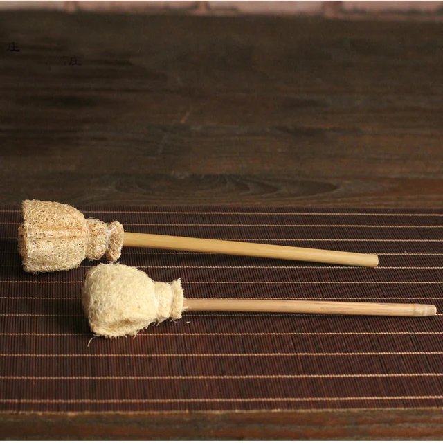 Creative Organic Teaware Washing Brush Made of Loofah Sponge Dish Wash Tool Never Rot Eco-friendly Health Teaware Accessories 1