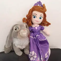 30 см София первая Принцесса София кукла плюшевые игрушки + 20 см клевер кролик мягкие игрушки куклы для Рождественский подарок