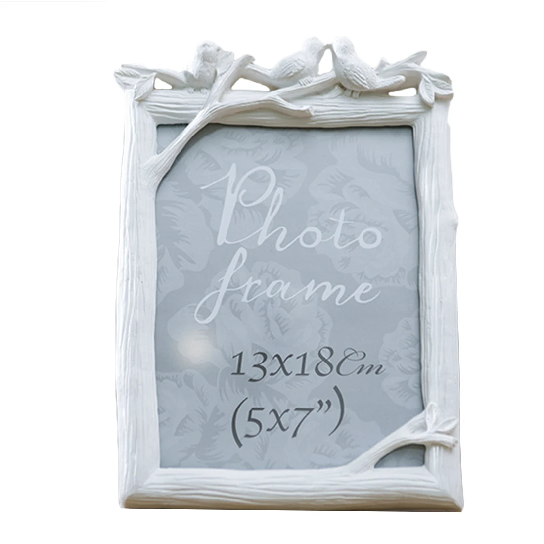 

Home Decoration 7 Inches Creative Vivid Three Birds Resin Photo Frame Tabletop Art Picture Frames Decor Crafts 2 Types Available
