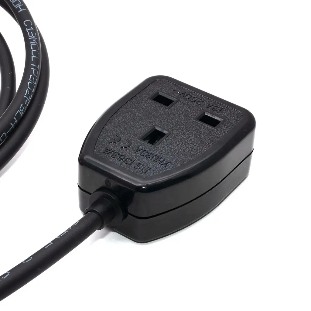 Удлинительный шнур питания штекер IEC UK 3Pin для розетки удлинение кабеля