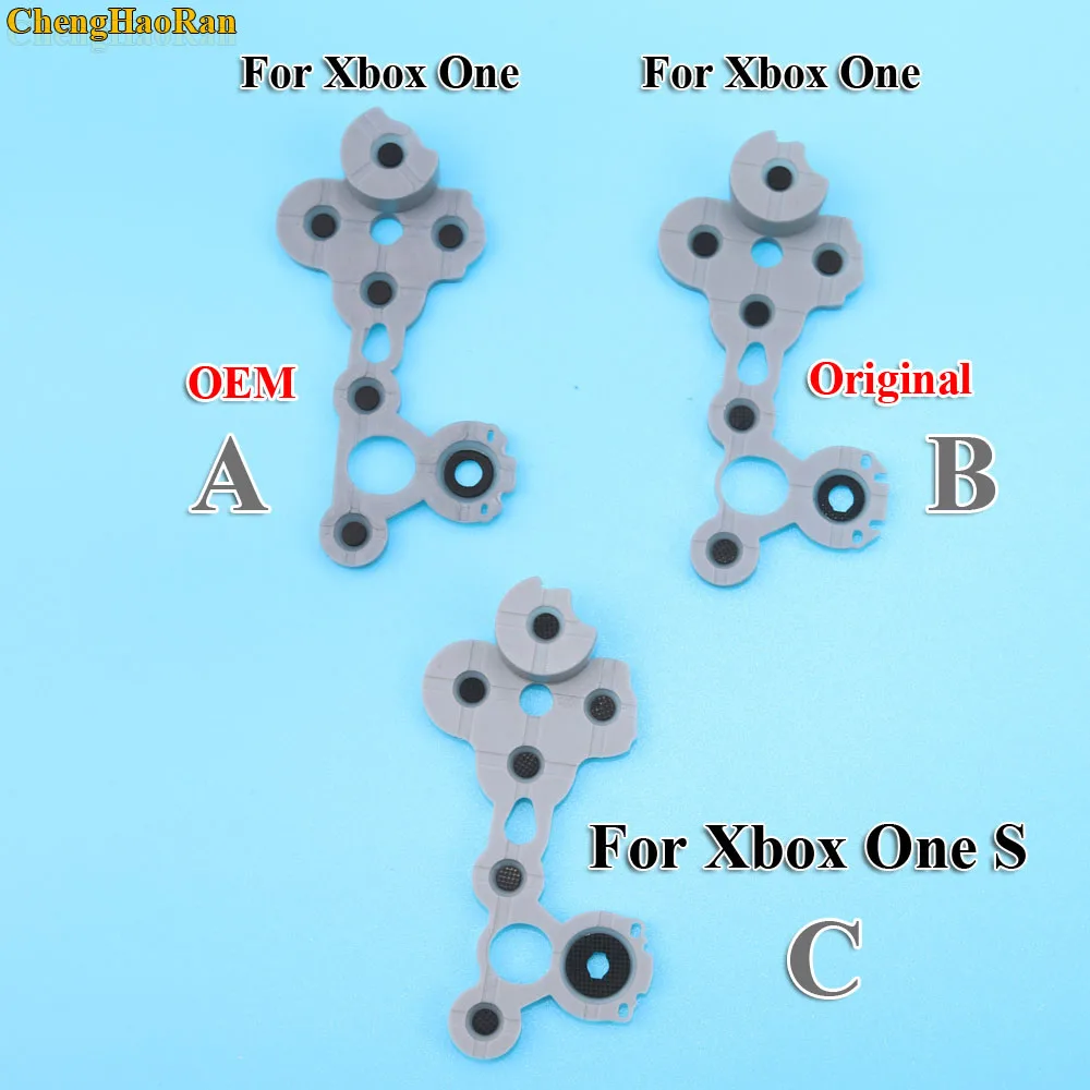 

ChengHaoRan Silicon Rubber Conductive Rubber Button For Xbox One Slim S Controller D Pad