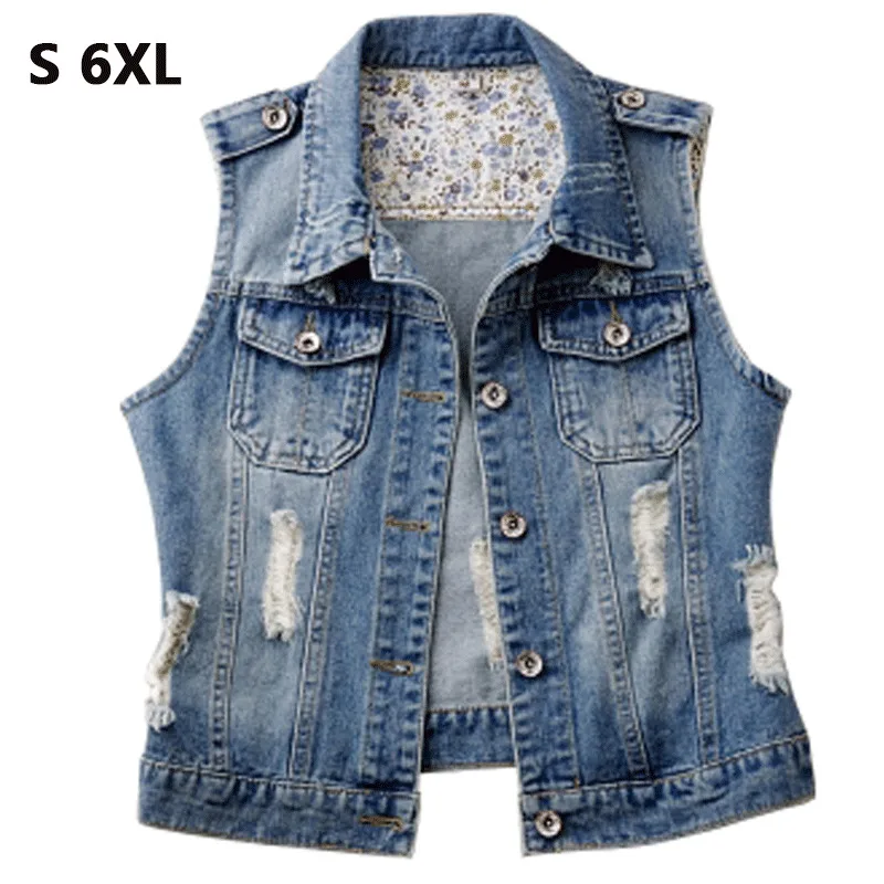 short plus size denim jacket