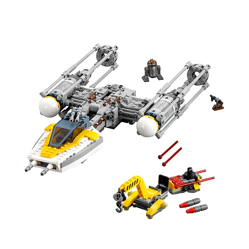 

2019 Star Wars War Y-Wing Starfighter STARWARS 691Pcs Building Blocks Bricks Toys Kids Gift Compatible With Legoings Star Wars