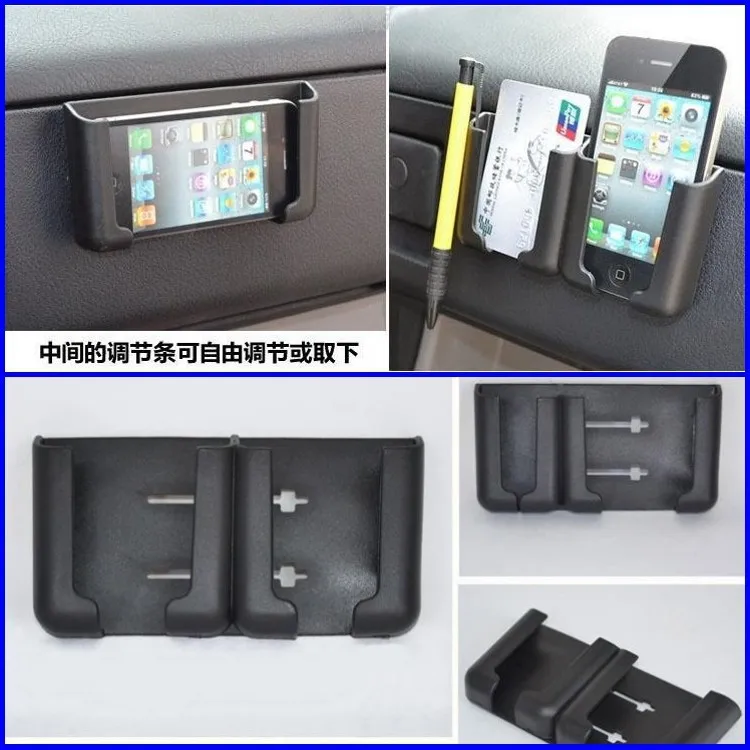 

1X Universal Car Organizer Box Car multi function mobile phone holder navigation frame storage Pockets Automotive Bag