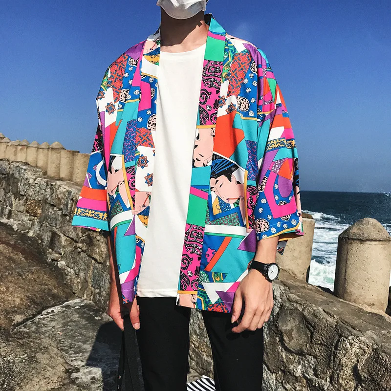 short sleeve kimono jacket
