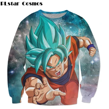 

PLstar Cosmos Men Women Long Sleeve Outerwear Handsome Dragon Ball Goku 3D print Sweatshirt Unisex Sweatshirts Crewneck Pullover