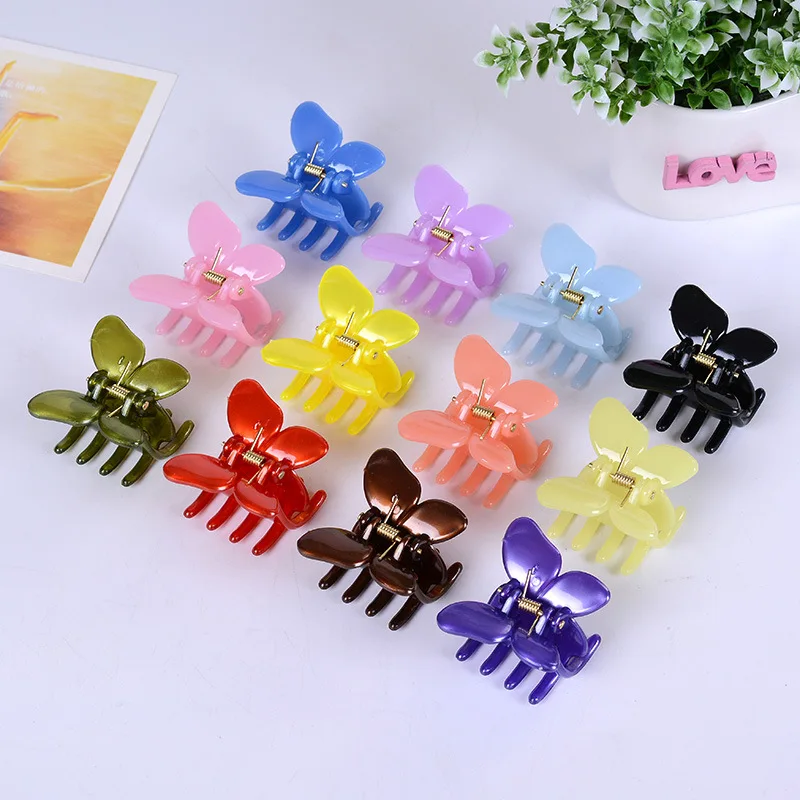 12 Pcs/Lot Fashion Women crab Hair claw clip Girls Plastic 12 Pcs/Lot Fashion Women crab Hair claw clip Girls Plastic