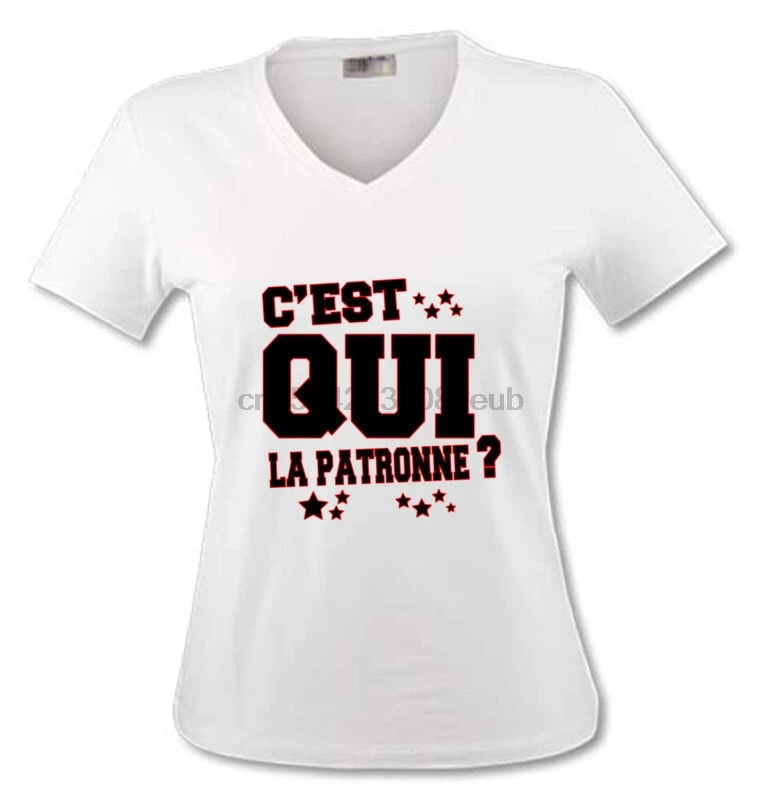 

T-shirt Femme C'est qui la Patronne Humour - du S au XL