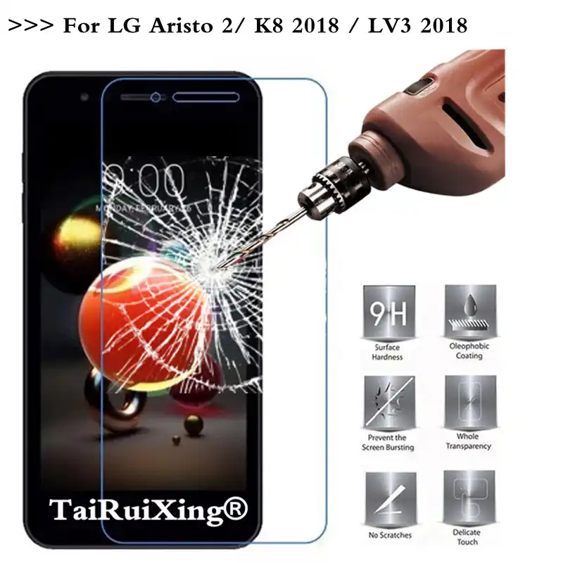 9H 2.5D 0 26 мм защитная пленка из закаленного стекла для LG K8 2018 Защитная Aristo 2/K8 2018/LV3