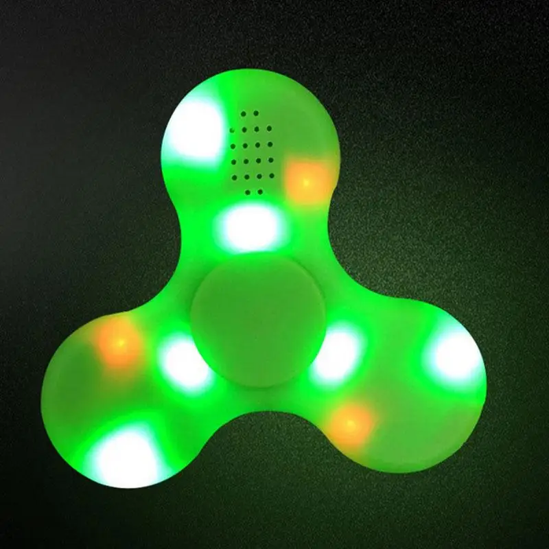 Fidget Spinner LED Light Bluetooth Speaker Finger EDC Hand Fidget Spinner For Autism and ADHD Relief Focus Anxiety Stress Toys Fidget Spinner LED Light Bluetooth Speaker Finger EDC Hand Fidget Spinner For Autism and ADHD Relief Focus Anxiety Stress Toys