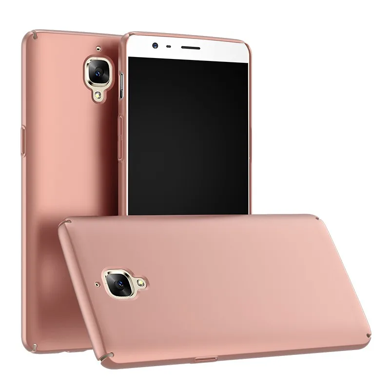360 полная защита для Oneplus 3T Three Case твердый матовый пластик задняя крышка модный дизайн чехлы для мобильных телефонов для One plus 3