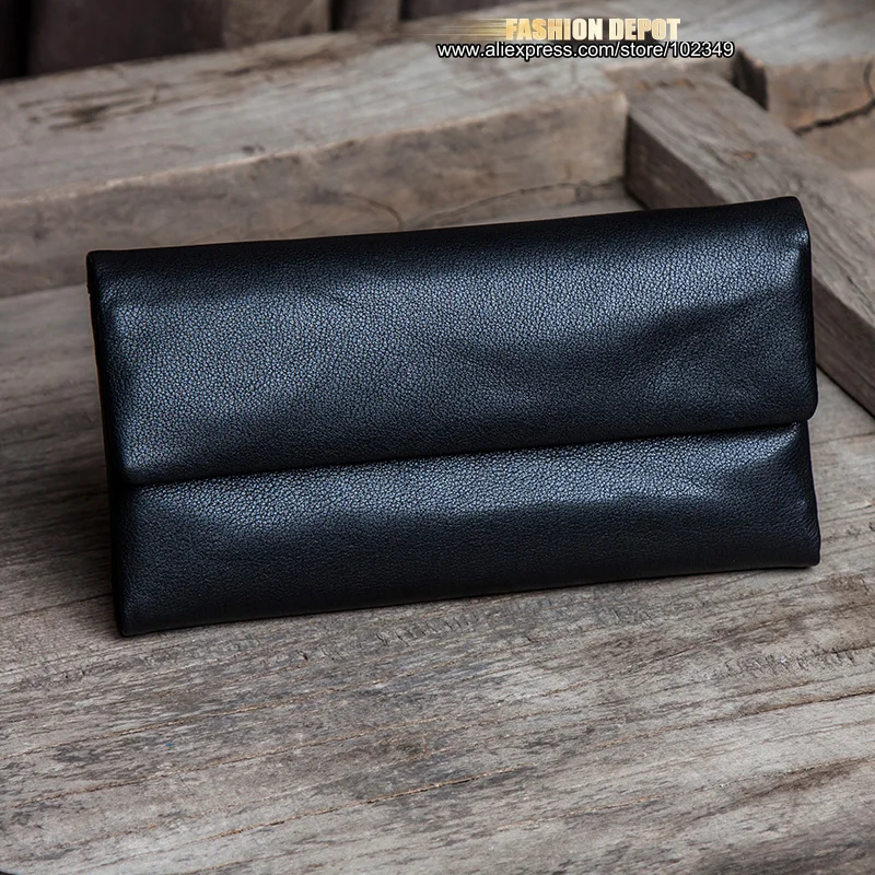 High quality women's genuine leather wallet sot leather first premium leather first leather credit card bag money wallet (1)