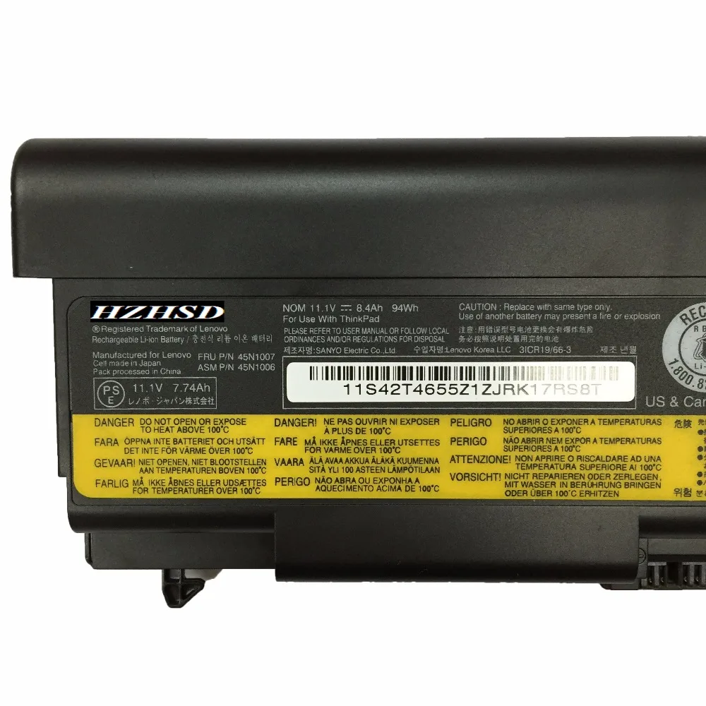 Аккумулятор для ноутбука Lenovo thinkpad T530 W530 T430i L430 11 1 SL430 T410 T420 45n1007 45n1006|Аккумуляторы