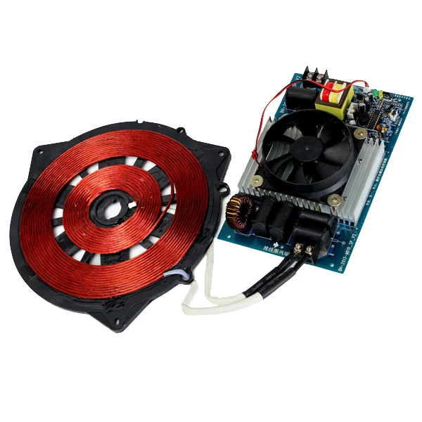 2500W Induction Heater with Coil Electromagnetic Heating Control Panel