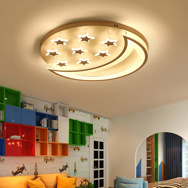 Star And Moon Children Kids Room Bedroom Living Ceiling Lights Star And Moon Children Kids Room Bedroom Living Ceiling Lights Home Deco Modern Led