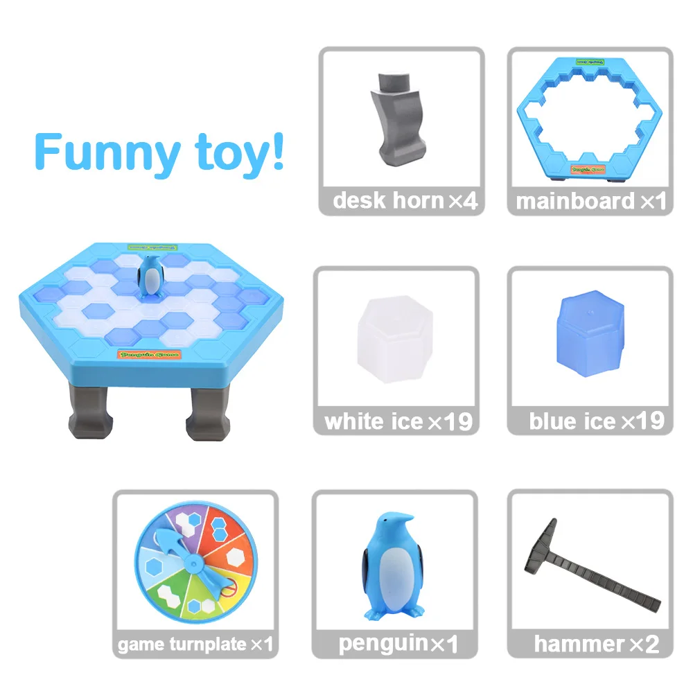 Huanger Ice Breaking забавные игрушки для родителей и детей семья спасать пингвина