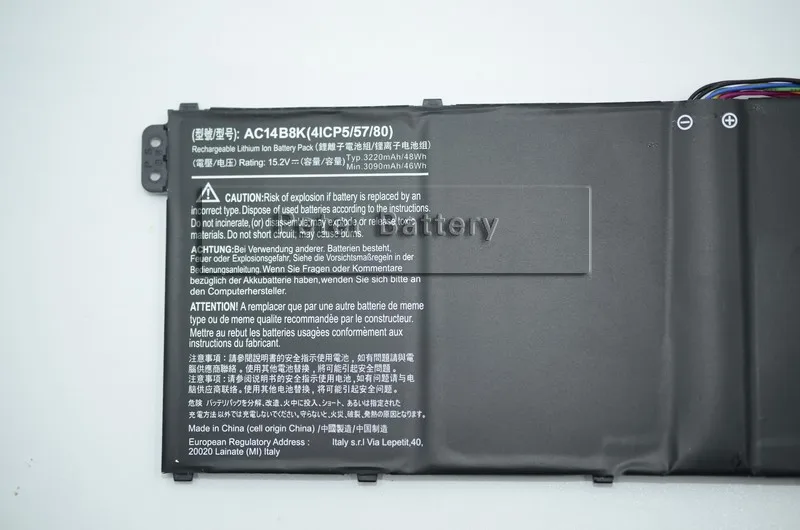 JIGU ноутбук Батарея AC14B8K для acer E3-111 E3-112 CB3-111 CB5-311 ES1-511 ES1-512 E5-771G V3-111 V3-371 ES1-711 48WH