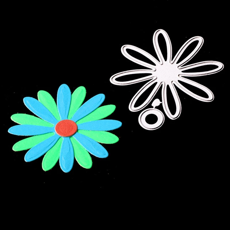 

2018 New Daisy Flower Frame Stitched Stencil Metal Cutting Dies Cut Practice Hands-on DIY Scrapbooking Album Craft Dies Tool