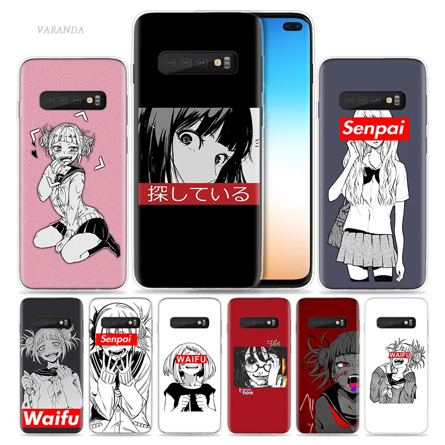 

Sugoi Senpai Waifu Case for Samsung Galaxy S8 S9 S10 5G S10e S7 Note 8 9 J4 J6 Plus J5 J8 2018 J3 Silicone Coque Phone Bags Capa