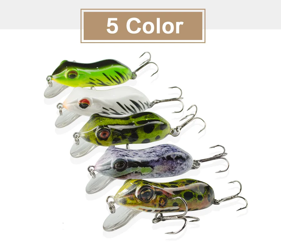 Frog Fishing Crankbait Lure Wobblers 05