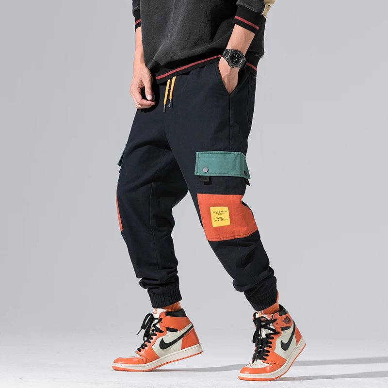 2019 New Autumn Military Track Pants Men Fashion Brand Trousers Men Streetwear Mens Joggers Pants Cargo Navy Kargo Pantolon