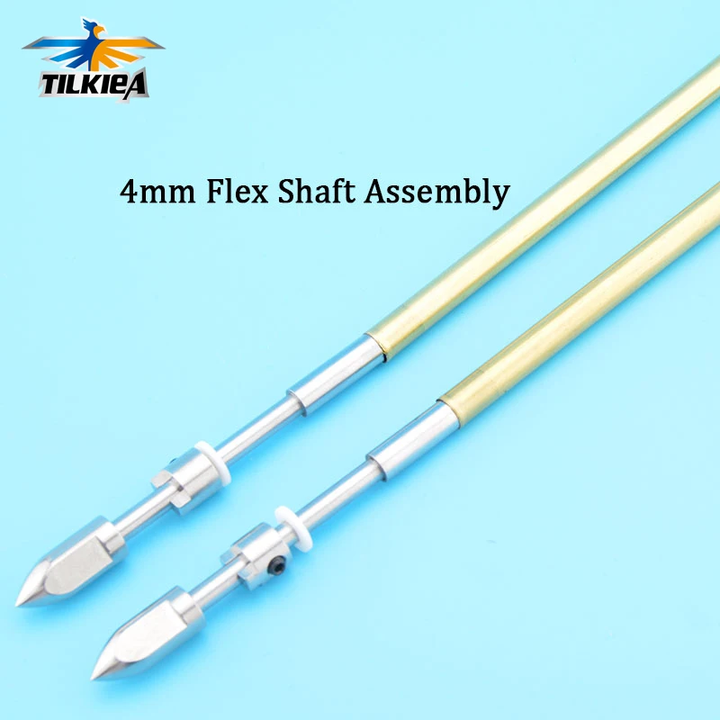 A Set Left Or Right 4mm Flex Shaft Cable Stainless Steel Drive Dog Prop