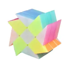 Qiyi 3x3 кубик рубика желе цветная мельница куб магический куб 3 слоя скоростной куб профессиональные головоломки игрушки для детей подарок игрушка