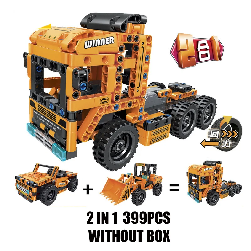 

Technic Series Jeep Loader 2 In 1 Changed Warrior Creative Building Block Set Compatible With Legoings Bricks Kits Toys