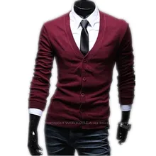 Freies Verschiffen, 2016 neue Herbst Fashion Crime Marke Stricken Strickjacke Männer Strickjacke Freizeit Männer v-pullover Männer