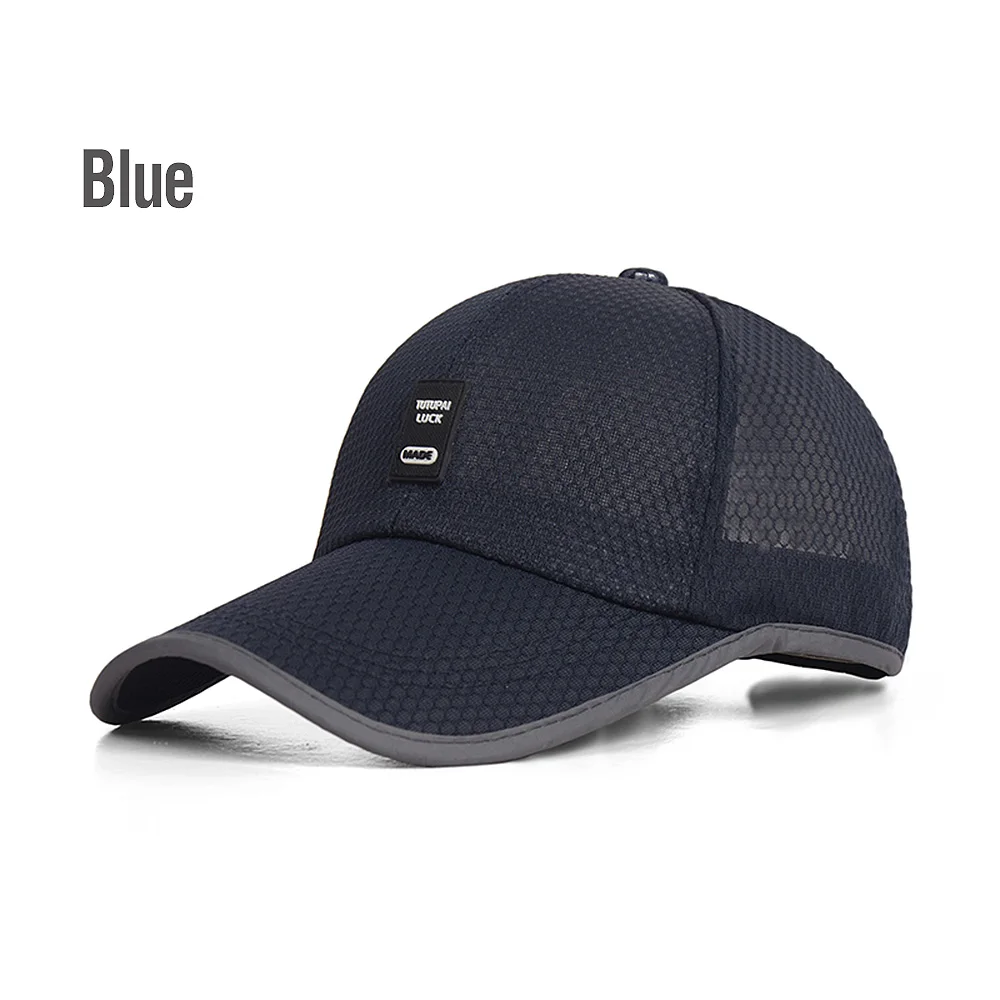 DONQL Спортивная Кепка для рыбалки, шапка для велоспорта, пешего туризма, Солнцезащитная бейсболка для мужчин и женщин, аксессуары для рыбалки - Цвет: Dark Blue