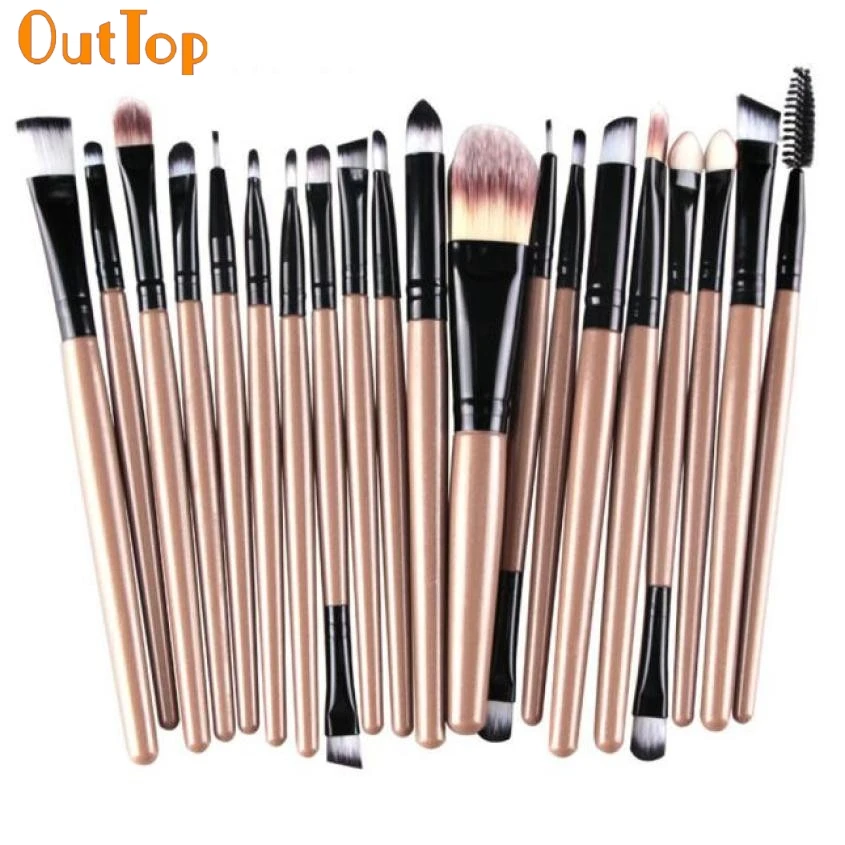 Набор кистей для макияжа OutTop colorwoman 20 шт. инструменты набор туалетных