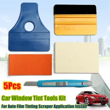 5 шт. автомобильный набор инструментов для тонировки окон для Автопленка скребок для тонированных поверхностей установка приложения