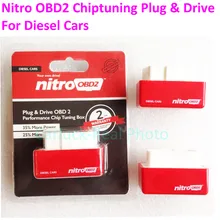 Идеальный Nitro OBD2 NitroOBD2 дизельный интерфейс настройки чипа Nitro OBD2 Plug and Drive больше мощности/больше крутящего момента obd сканер