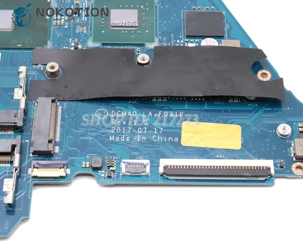 remarkable  NOKOTION For HP 14-BF 14-bf058TX Laptop Motherboard I5-7200U CPU 940MX 2GB DCM40 LA-F031P 930577-60
