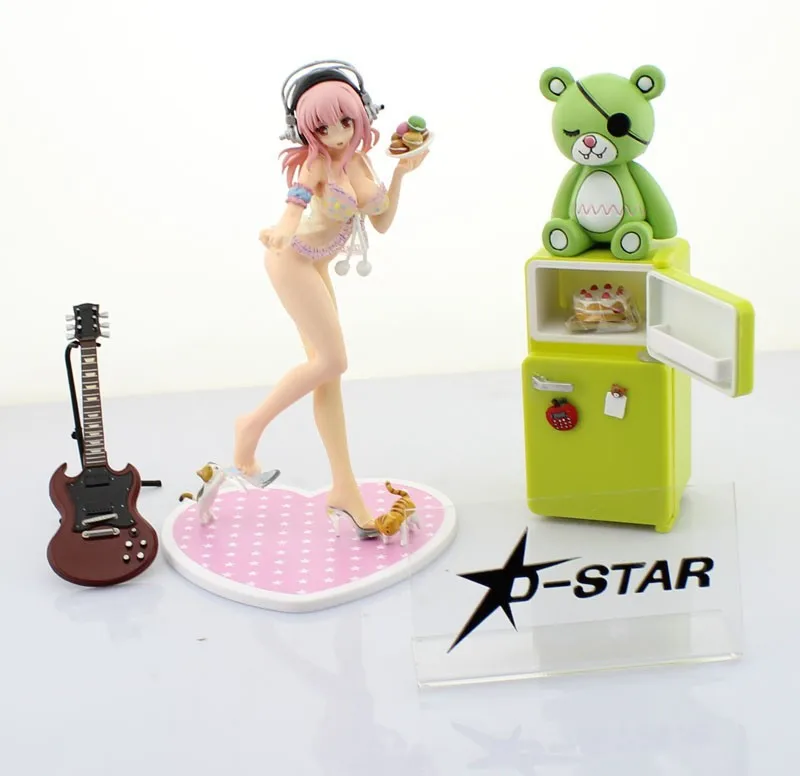 

EMS Shipping 6pcs 7" Super Sonico Babydoll Baby Doll DX Figure Set Deluxe Edition Boxed PVC Action Figure Collection Model Toy