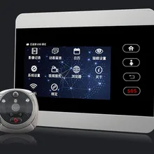 2MP 130 градусов 4 дюйма HD Обнаружение движения wifi дверной звонок беспроводной домофон видеодомофон