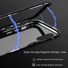High Quality Magnetic Case For Samsung Galaxy S8 Plus Note 8 S9 Plus Free Tempered Glass Cover