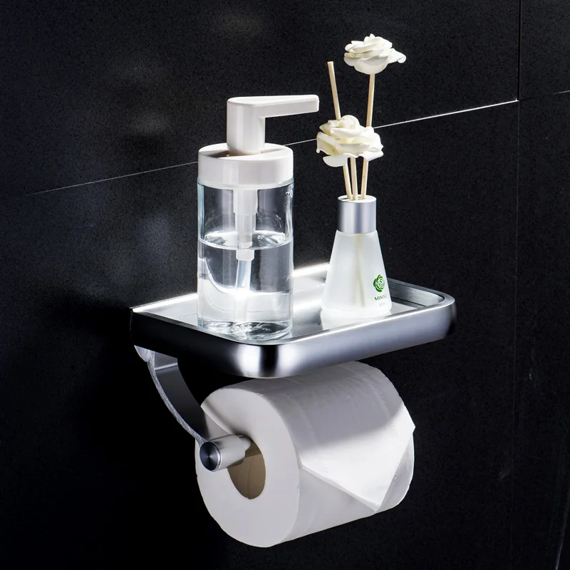Подлинная Vaknz держатель туалетной бумаги аксессуары для ванной комнаты и туалета рулонный дозатор с телефоном хранения ванной полки