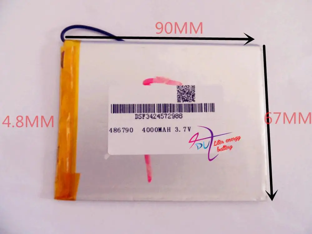 

best battery brand Free shipping tablet battery seven inches below the sun M70 486790 p 3.7 V 4000 mah mobile tablet battery