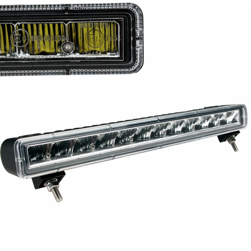 

8D 14'' 60W Led Light Bar E9 ECE EMC Approved Single Row Led Working Light Driving Daytime Running Light Spot Beam 12V 24V