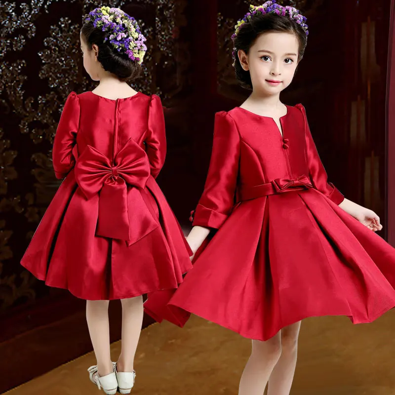 red bridesmaid dresses kids