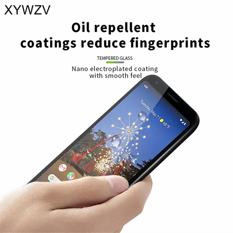 3D изогнутое стекло Google Pixel 3A защита экрана закаленное 3a полное клеевое защитная
