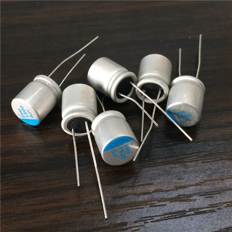 Capacitos 6.3V 1500UF graphics card Cap solid capacitor motherboard specific capacitance 10*12.5 DIY electrolytic capacitors | Электронные