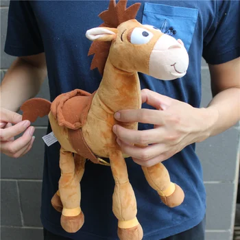 

1piece 35cm=13inch Original Toy Story 4 Plush Bullseye The Horse Cute woody horse For Children's Gift Kids Plush Toys baby toys