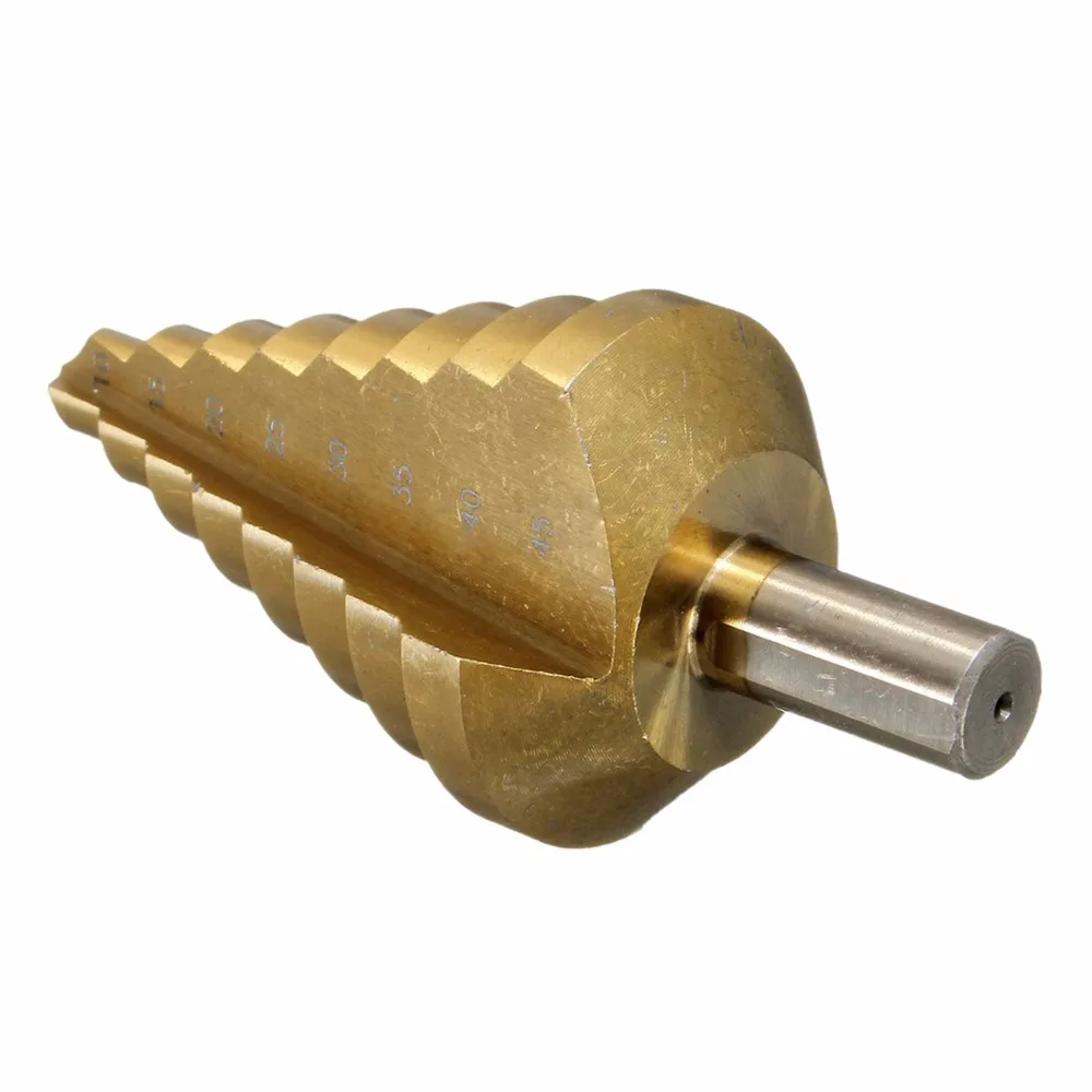 10-45MM-8-Step-Titanium-Coated-HSS-Straight-flute-Step-Cone-Drill-Hole-Cutter-Bit-Gold (1)